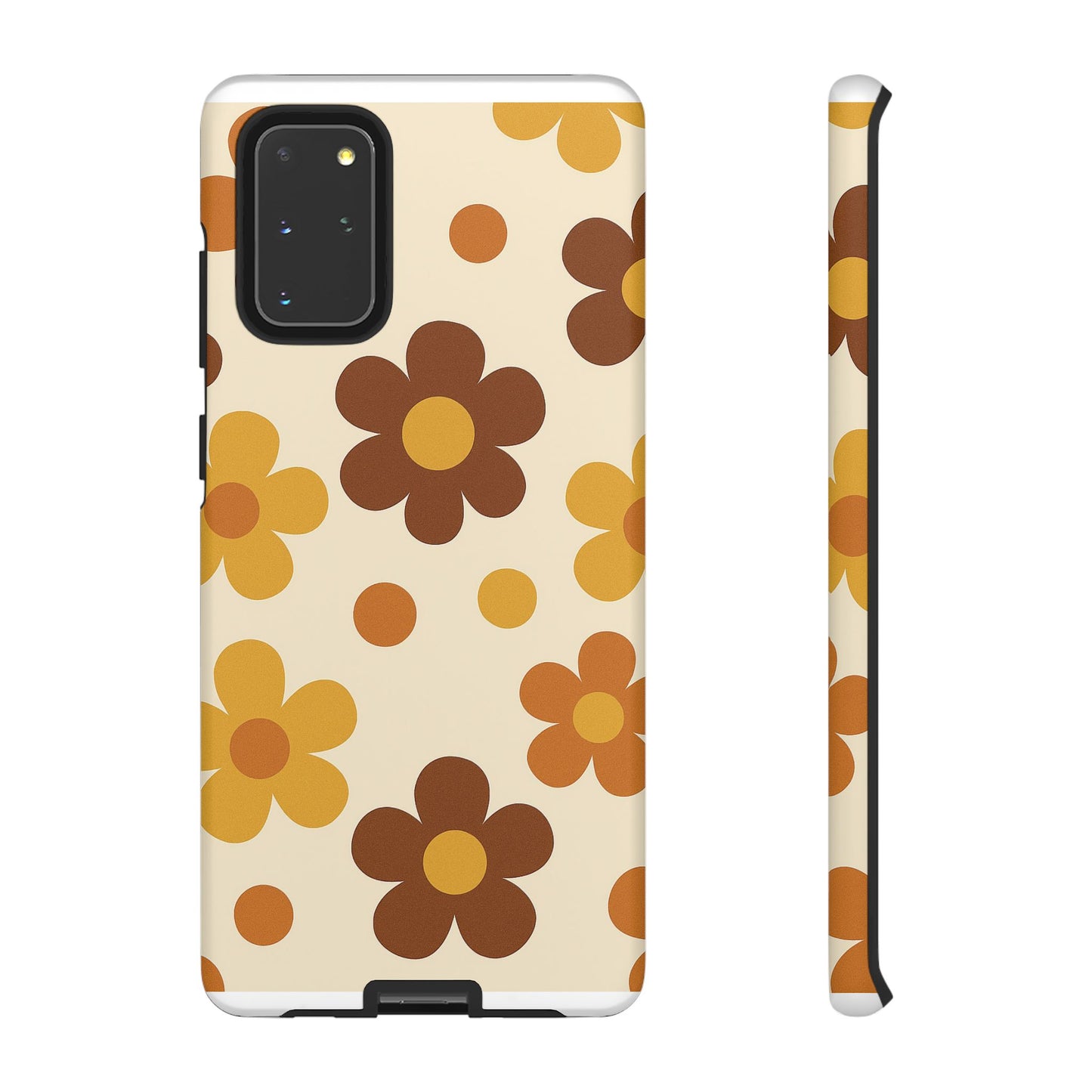 Flower Pattern Phone Case, Cute Phone Cover, Floral Design, Tough Phone Accessories, Gifts for Her, Boho Style Case