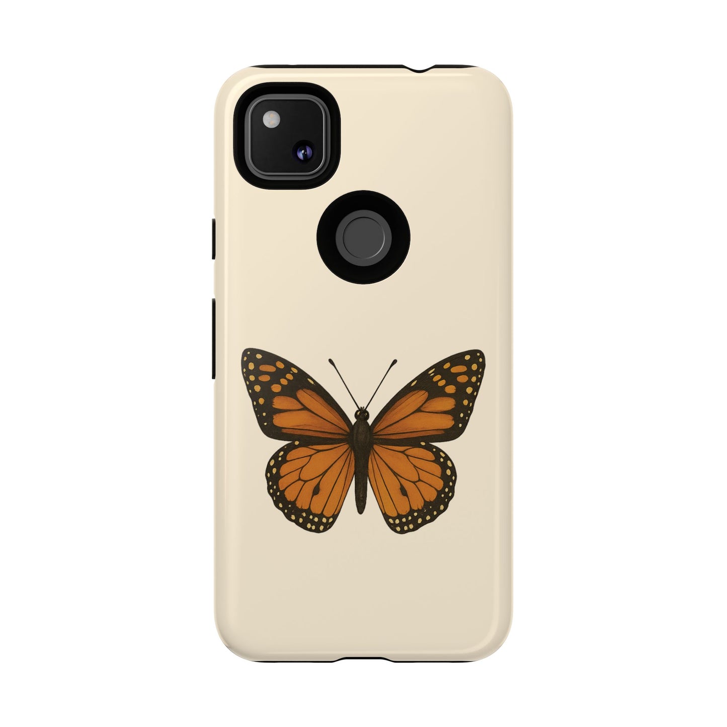 Butterfly Phone Case, Tough Phone Cover for Nature Lovers, Floral Design, Gift for Her, Trendy Cell Phone Protector