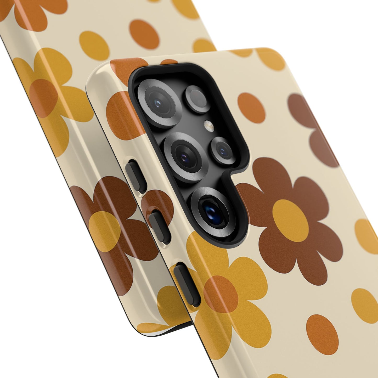 Flower Pattern Phone Case, Cute Phone Cover, Floral Design, Tough Phone Accessories, Gifts for Her, Boho Style Case