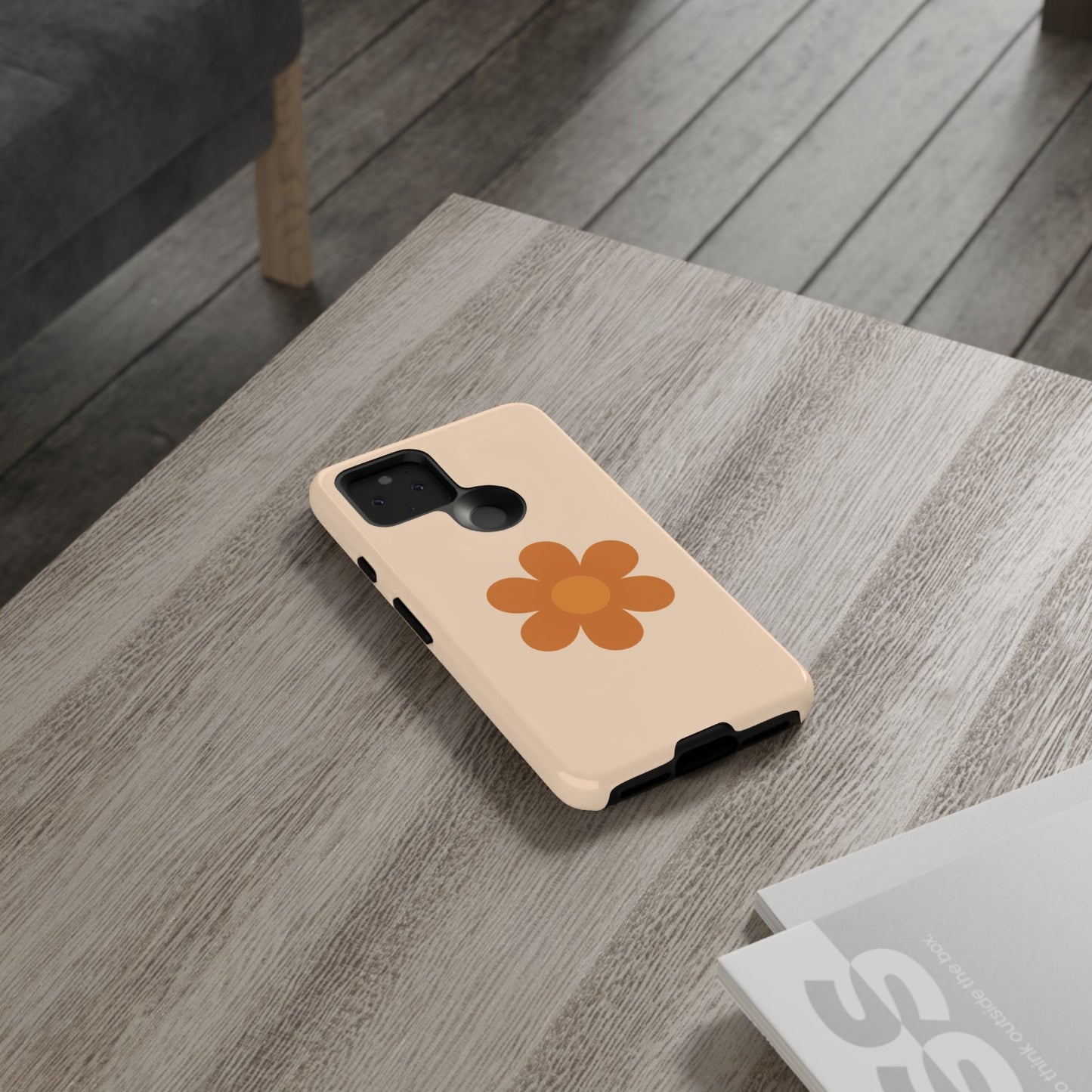 Stylish Flower Phone Case, Floral Tough Case, Trendy Mobile Cover, Cute Gift for Friends, Birthday, Everyday Use
