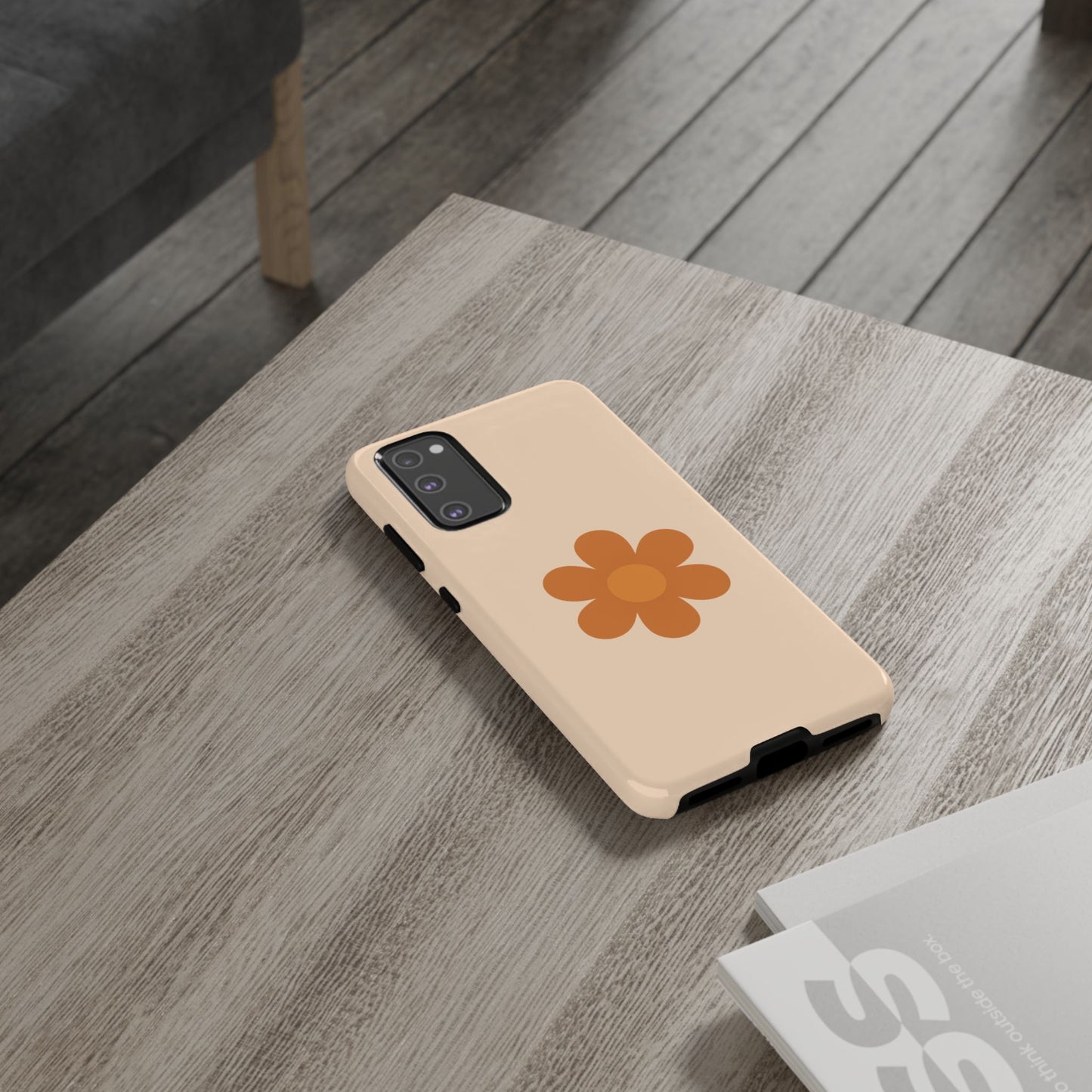 Stylish Flower Phone Case, Floral Tough Case, Trendy Mobile Cover, Cute Gift for Friends, Birthday, Everyday Use