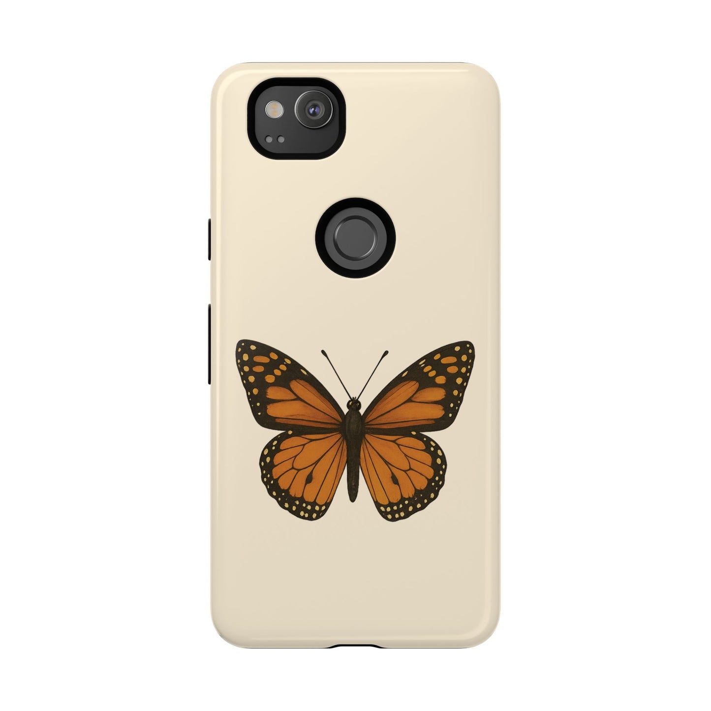 Butterfly Phone Case, Tough Phone Cover for Nature Lovers, Floral Design, Gift for Her, Trendy Cell Phone Protector