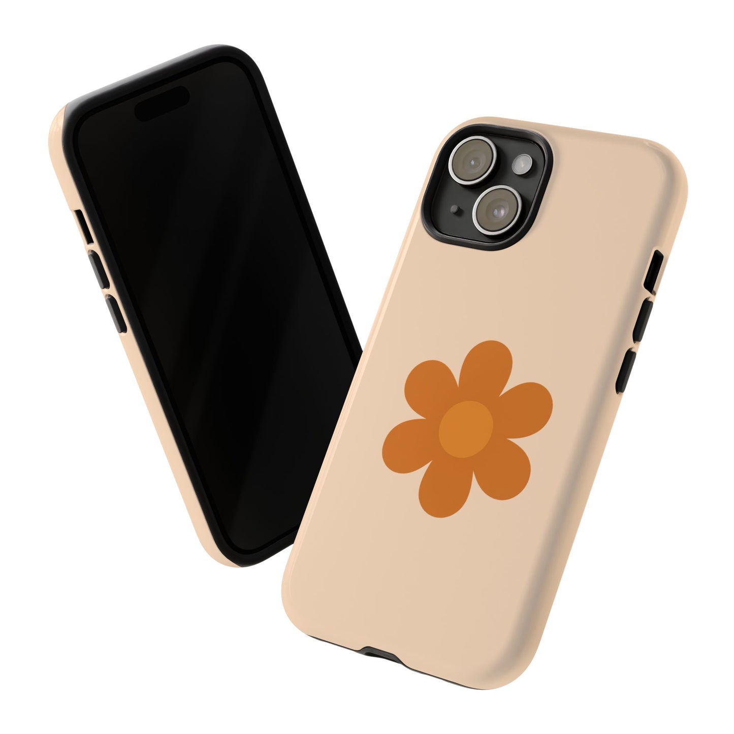 Stylish Flower Phone Case, Floral Tough Case, Trendy Mobile Cover, Cute Gift for Friends, Birthday, Everyday Use