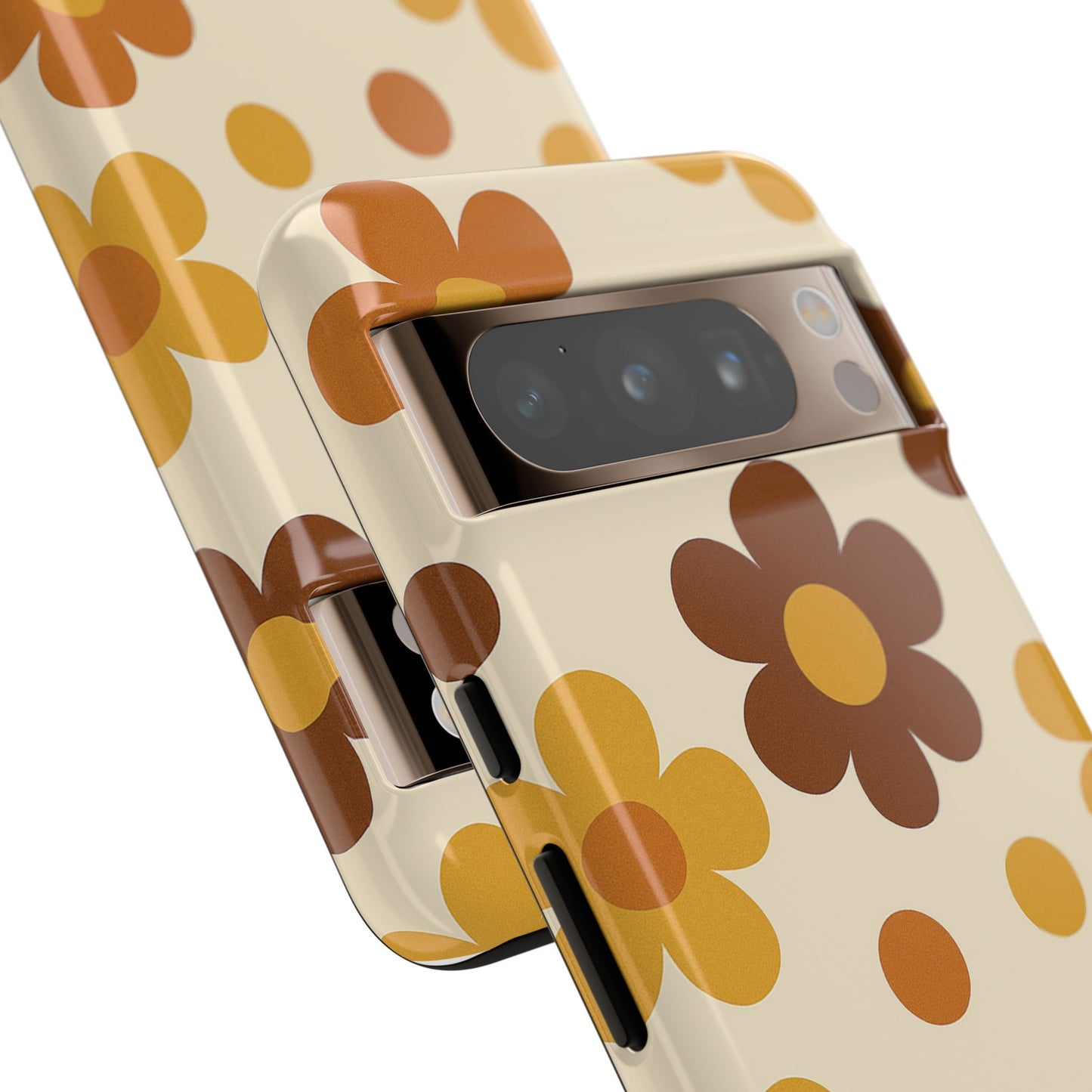 Flower Pattern Phone Case, Cute Phone Cover, Floral Design, Tough Phone Accessories, Gifts for Her, Boho Style Case