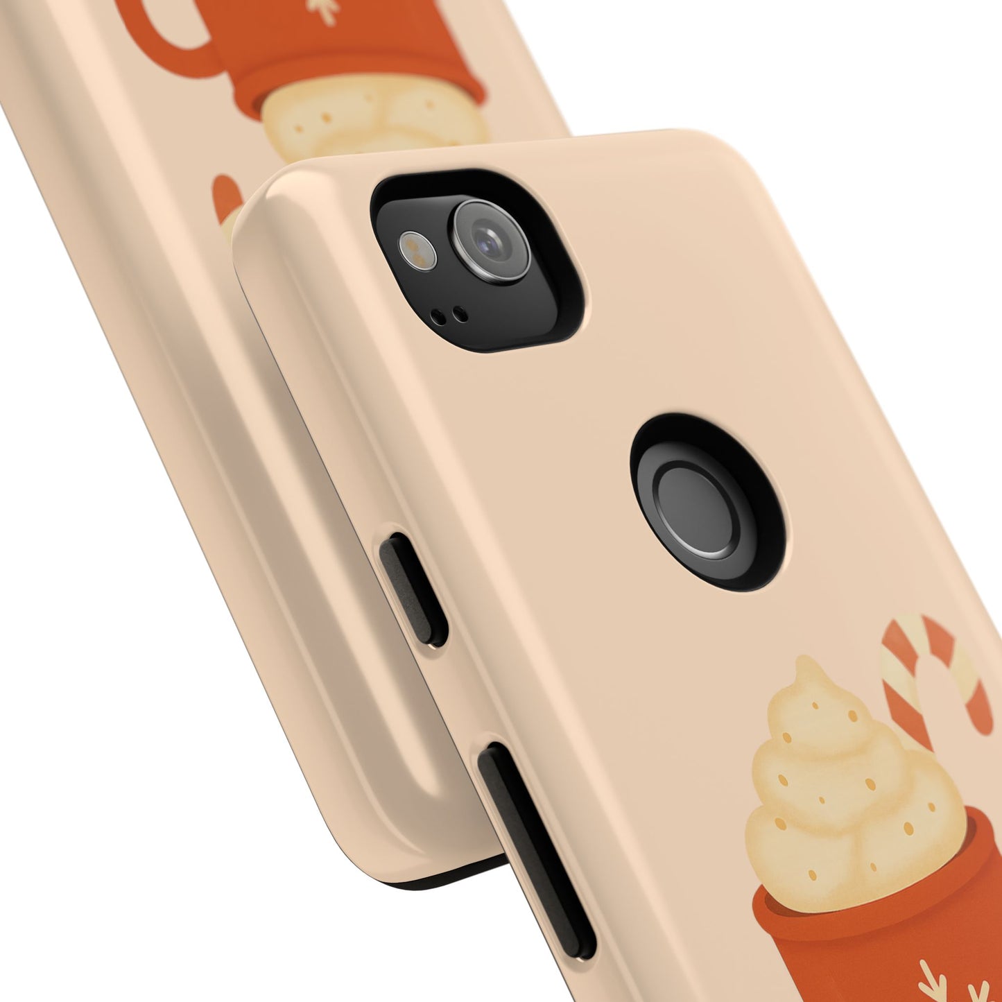 Cozy Holiday Phone Case with Hot Cocoa Design, Winter Style Cover, Cute Gift for Coffee Lovers, Seasonal Accessories, Fun Gadget Decor