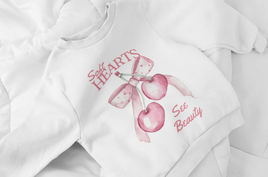 Soft Hearts Crewneck Sweatshirt