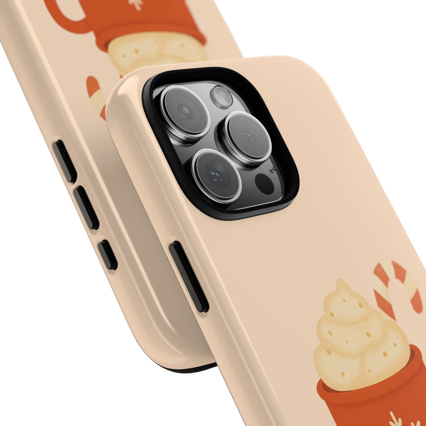 Cozy Holiday Phone Case with Hot Cocoa Design, Winter Style Cover, Cute Gift for Coffee Lovers, Seasonal Accessories, Fun Gadget Decor