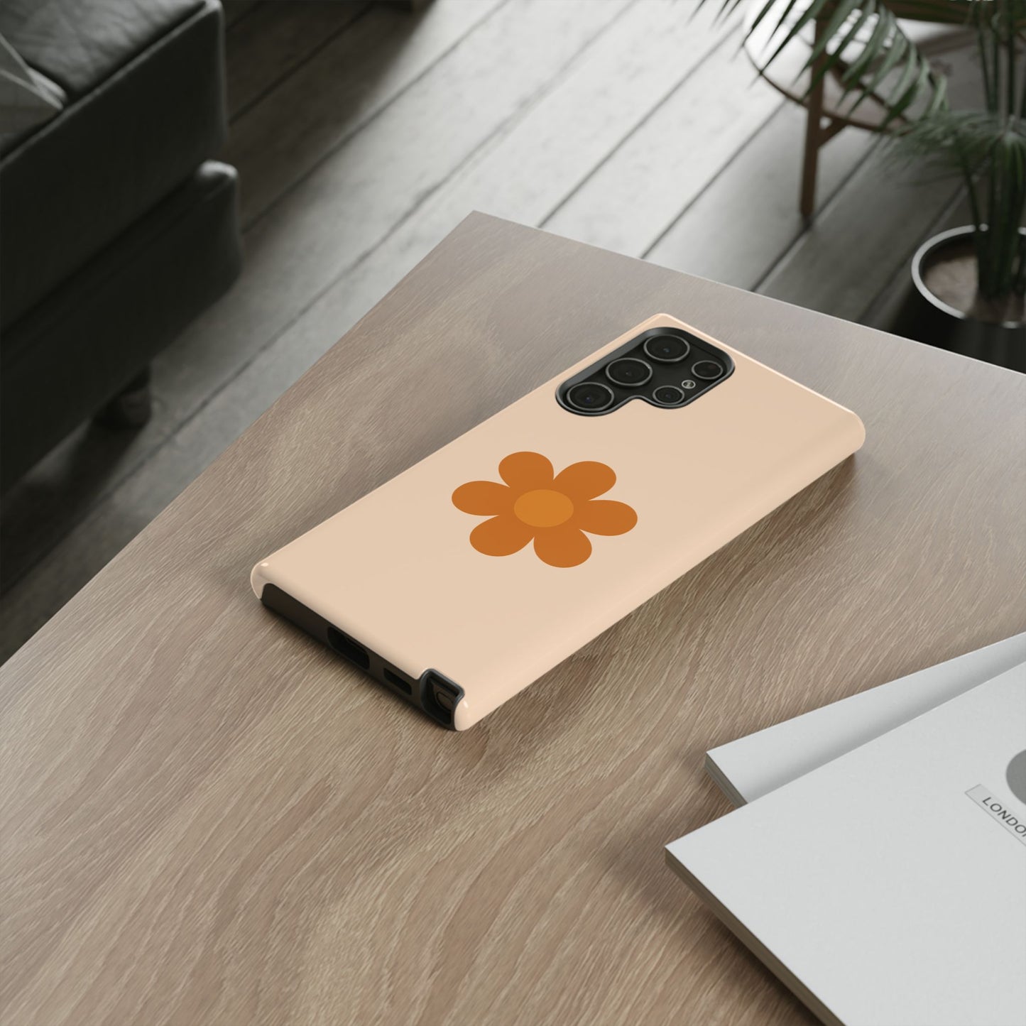 Stylish Flower Phone Case, Floral Tough Case, Trendy Mobile Cover, Cute Gift for Friends, Birthday, Everyday Use