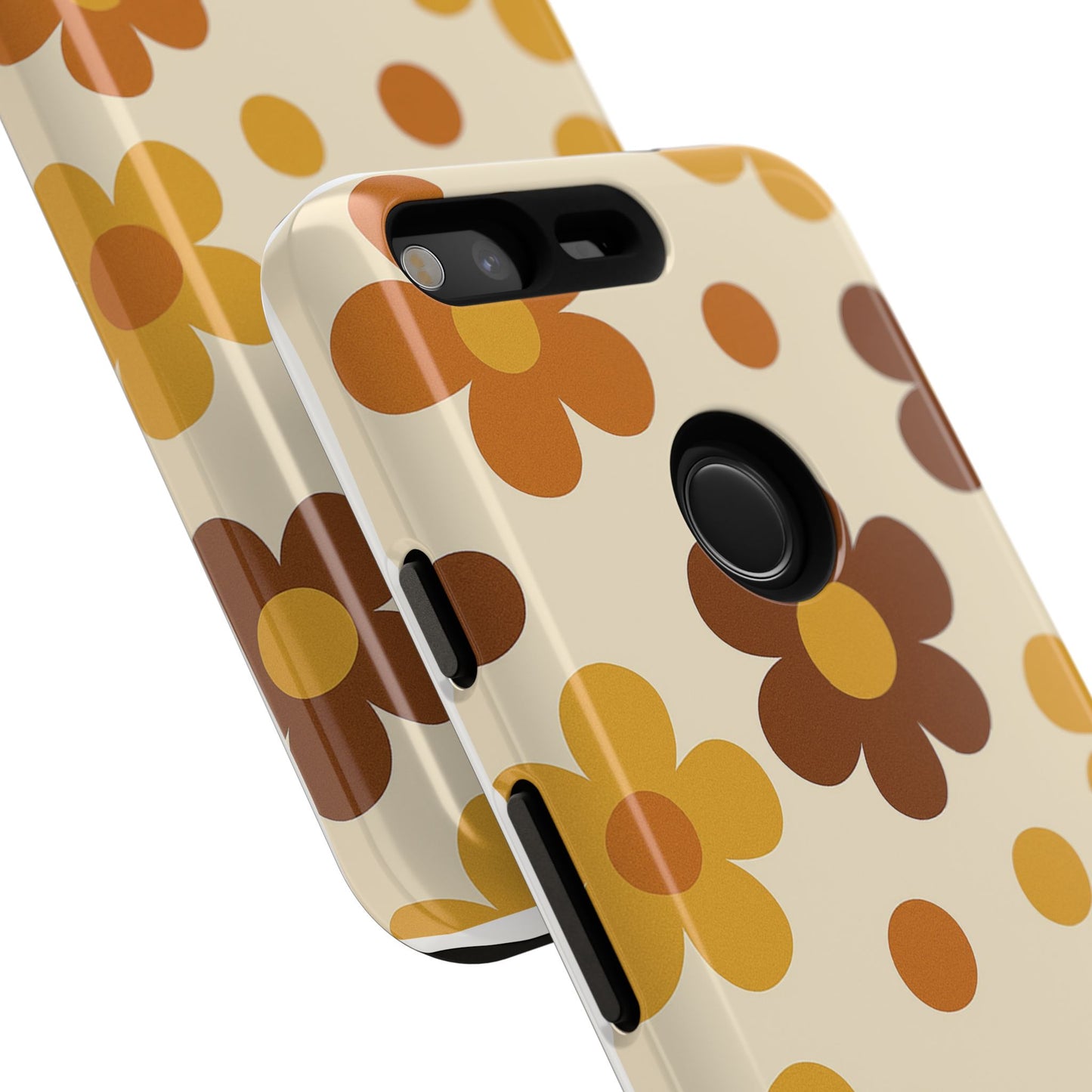 Flower Pattern Phone Case, Cute Phone Cover, Floral Design, Tough Phone Accessories, Gifts for Her, Boho Style Case